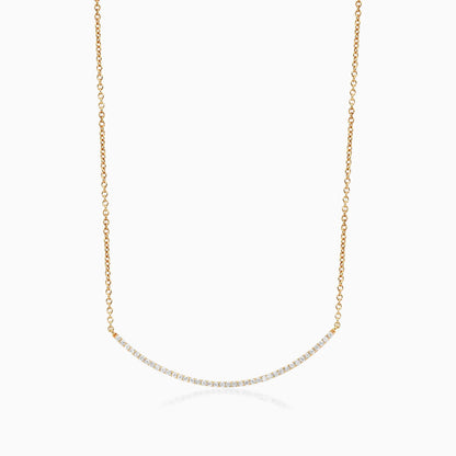 Corrente feminina em Ouro 18k diamantes barra luxo