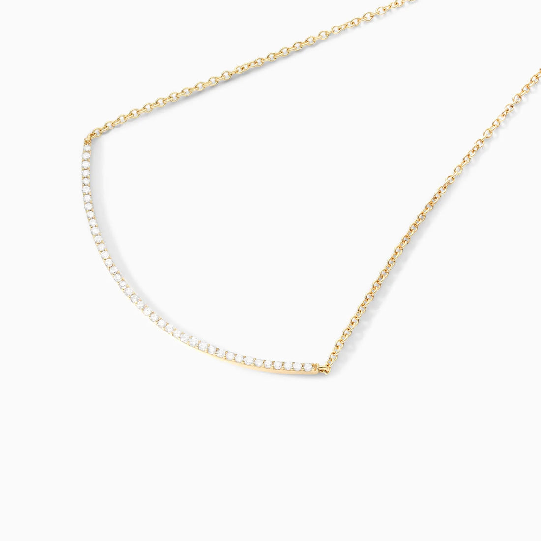 Corrente feminina em Ouro 18k diamantes barra luxo