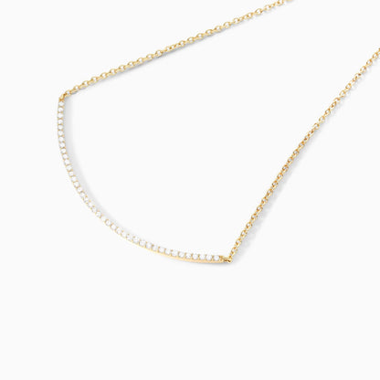 Corrente feminina em Ouro 18k diamantes barra luxo