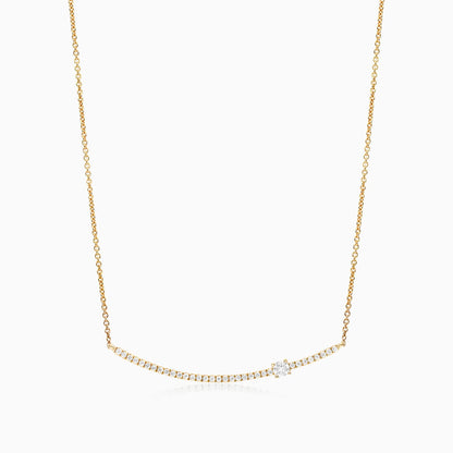 Corrente feminina em Ouro 18k diamantes barra luxo