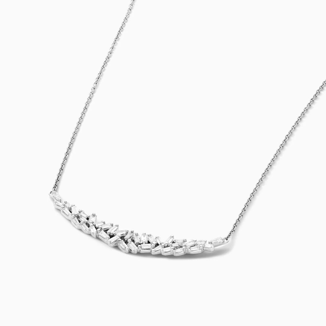 Corrente feminina em Ouro 18k diamantes barra luxo