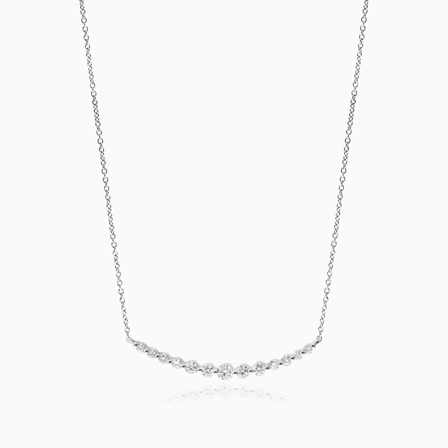 Corrente feminina em Ouro 18k diamantes ponto de luz luxo
