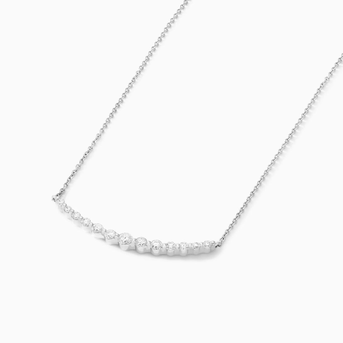 Corrente feminina em Ouro 18k diamantes ponto de luz luxo