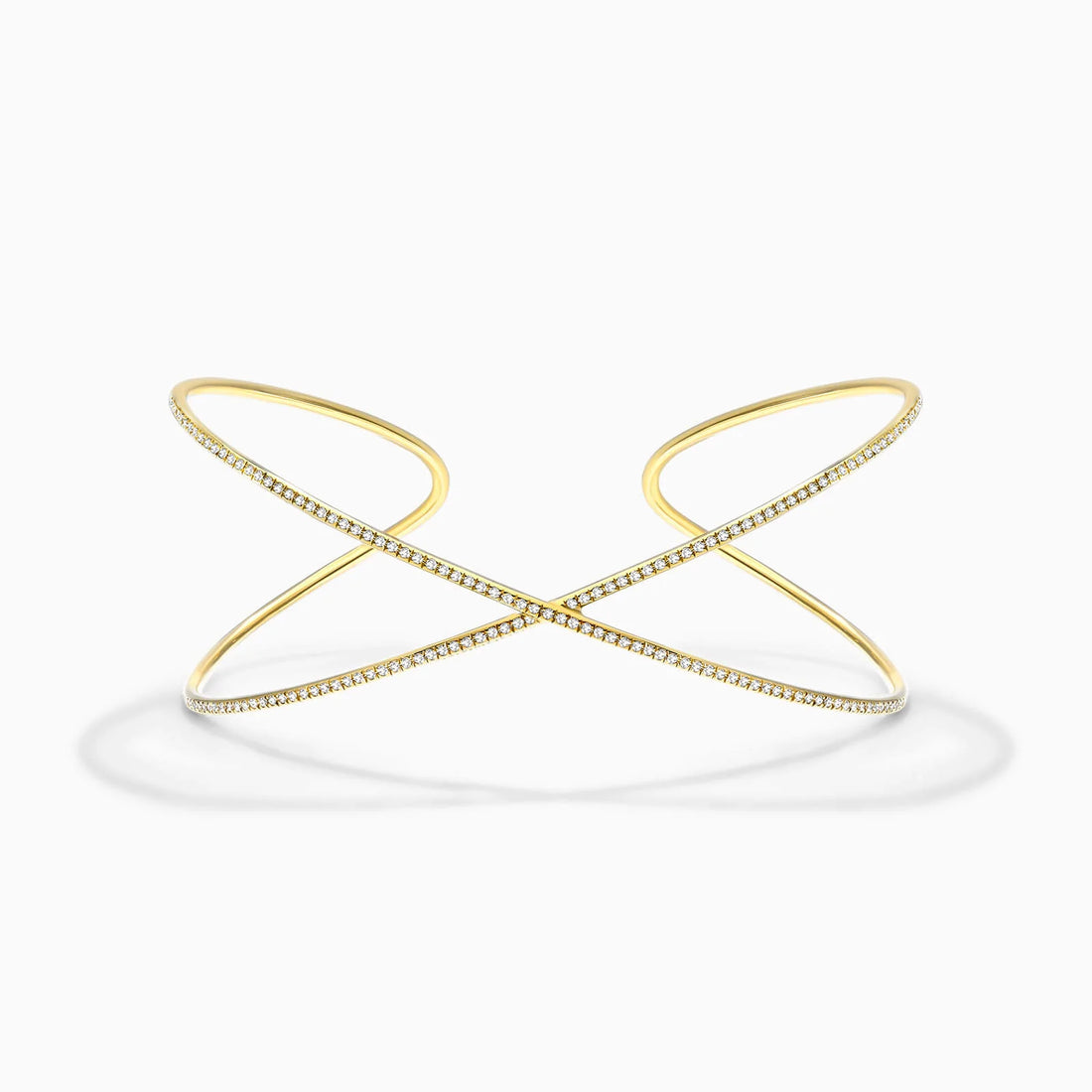 Pulseira Riviera dupla Feminina de ouro 18k diamantes Bracelete brilhantes