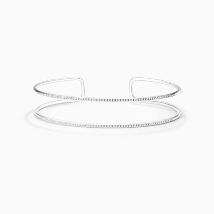 Pulseira Feminina de ouro riviera bracelete diamantes duplo