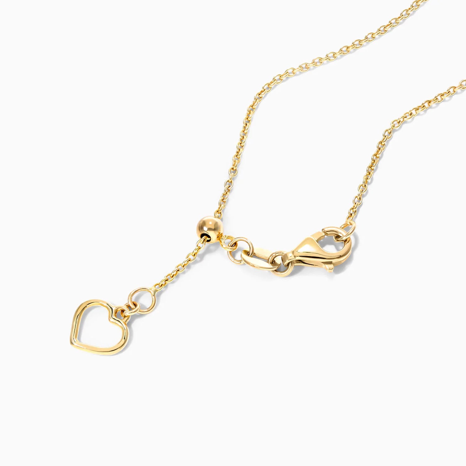 Corrente feminina em Ouro 18k diamantes Coração luxo