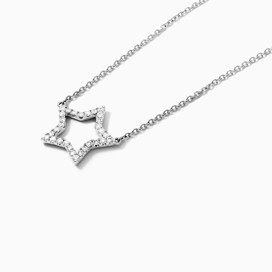 Corrente feminina em Ouro 18k diamantes Estrela