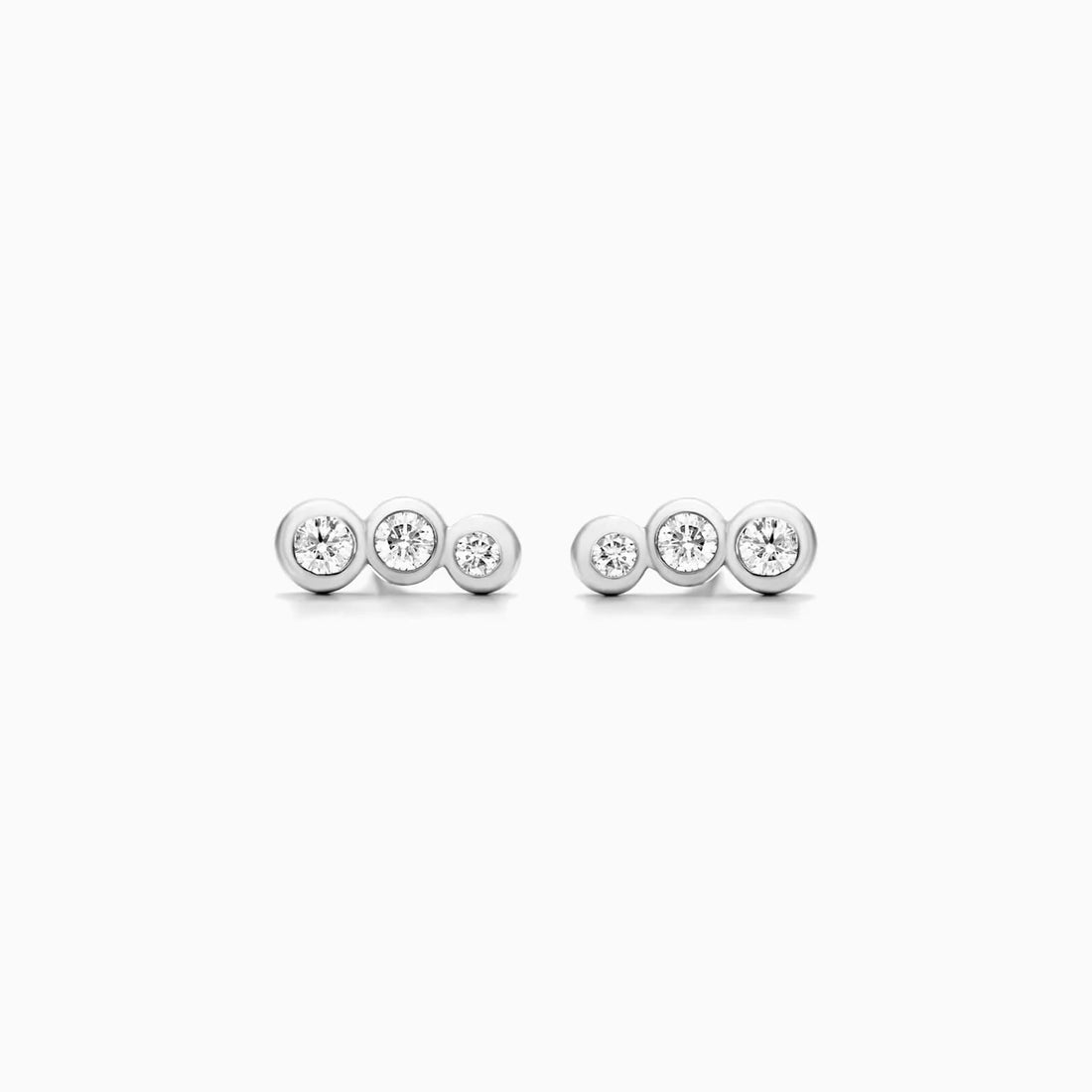 Brinco de  Ouro 18k feminino Lins  Diamantes  Luxo