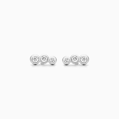 Brinco de  Ouro 18k feminino Lins  Diamantes  Luxo