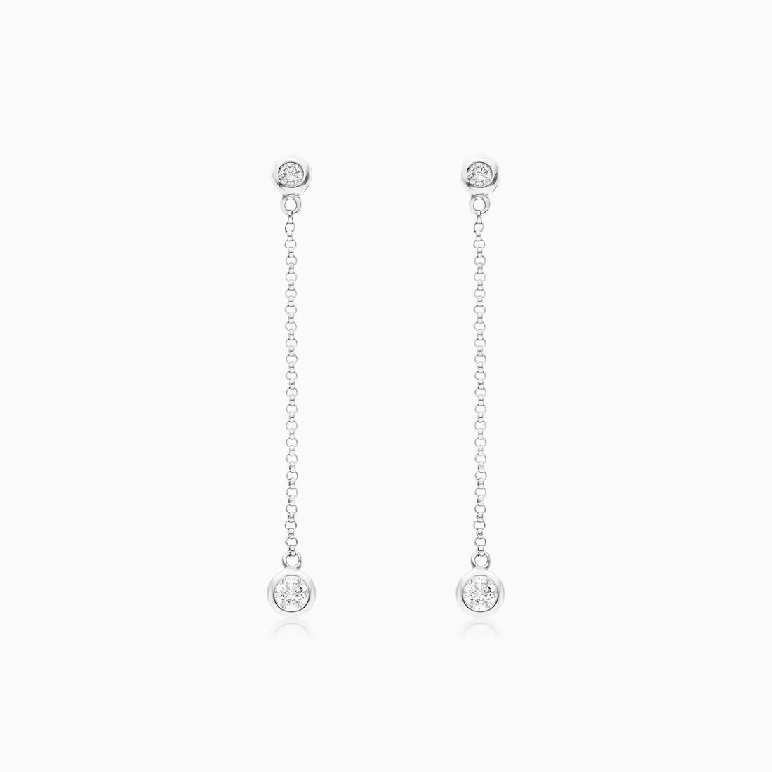 Brinco de  Ouro 18k feminino ponto de luz Diamantes  Luxo