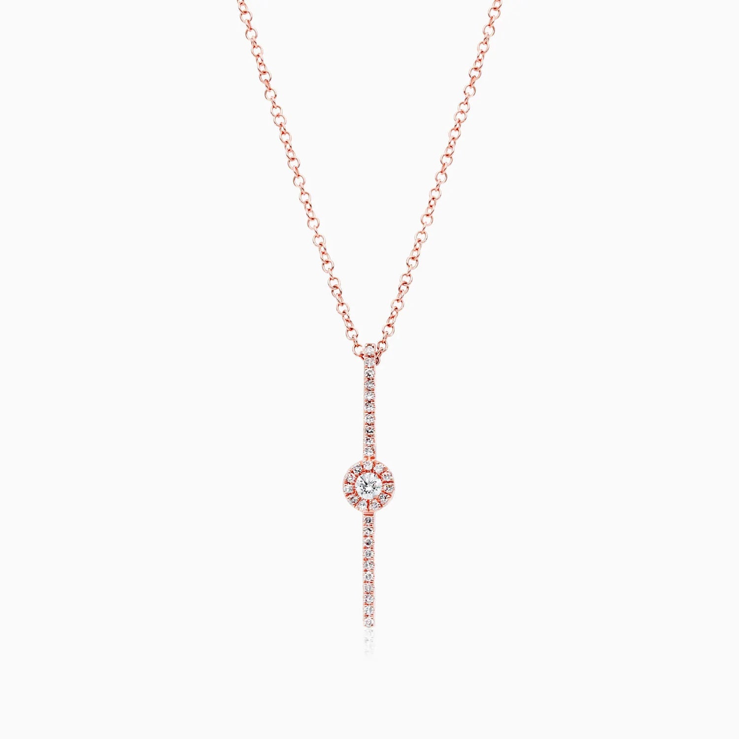 Corrente feminina em Ouro 18k diamantes ponto de luz luxo