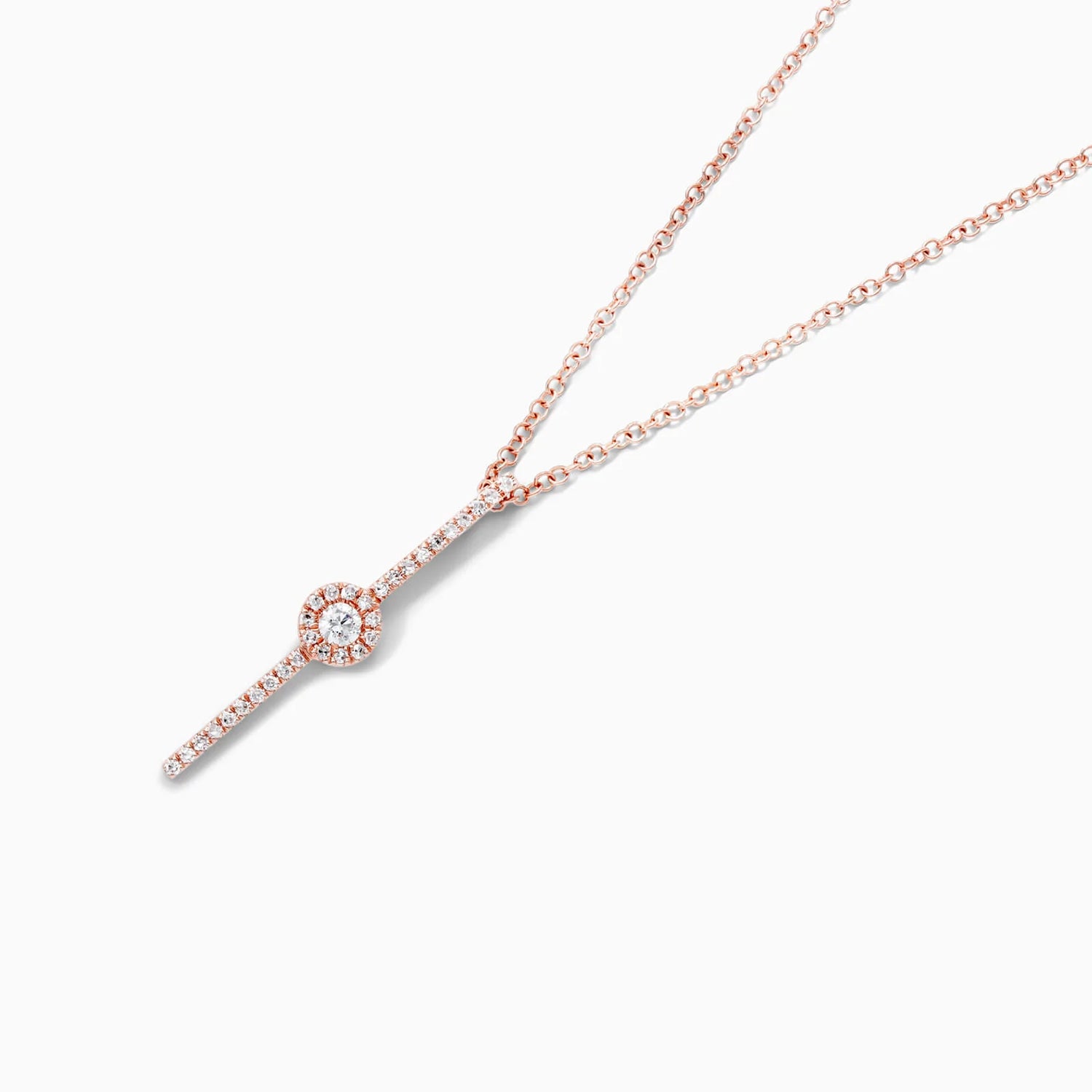Corrente feminina em Ouro 18k diamantes ponto de luz luxo