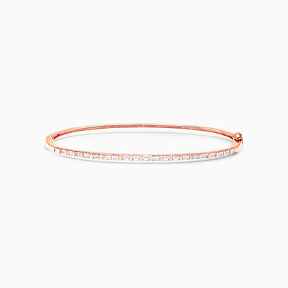 Pulseira Feminina de ouro riviera bracelete diamantes baquete