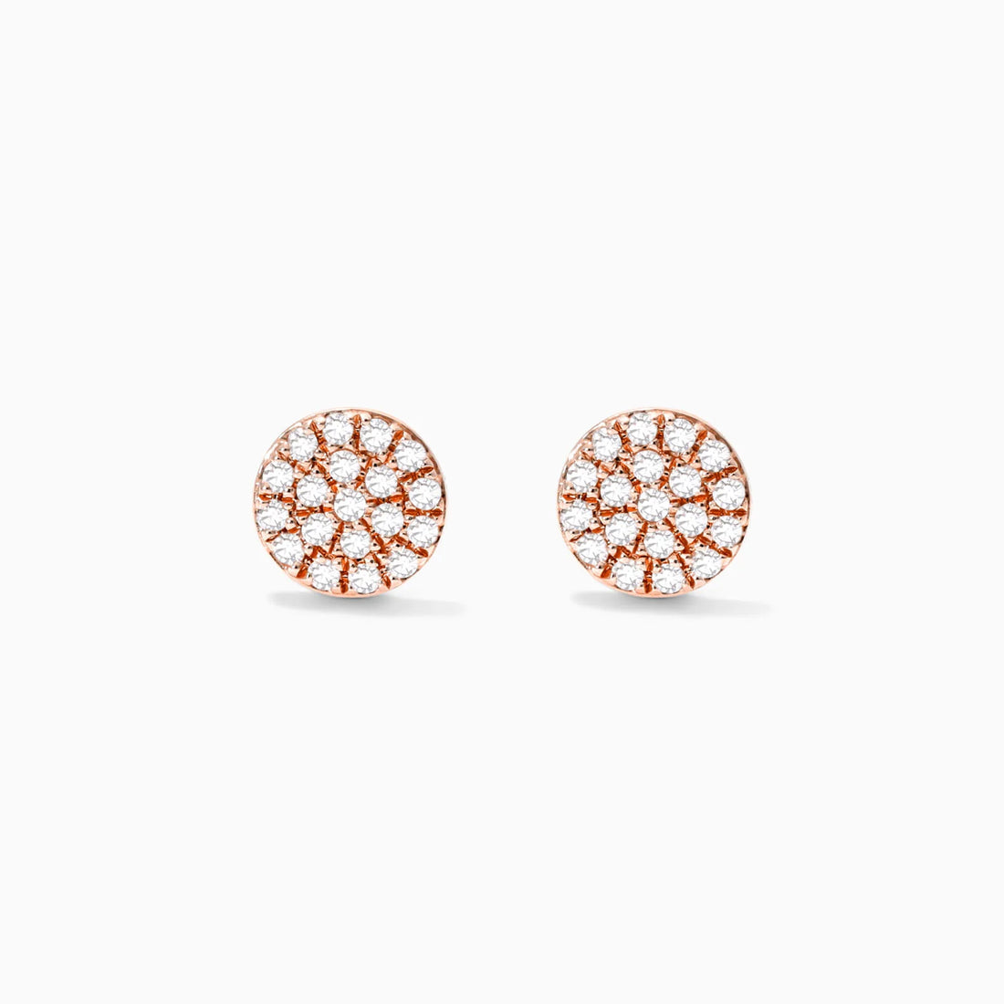 Brinco de  Ouro 18k feminino  Diamantes Circle III Luxo