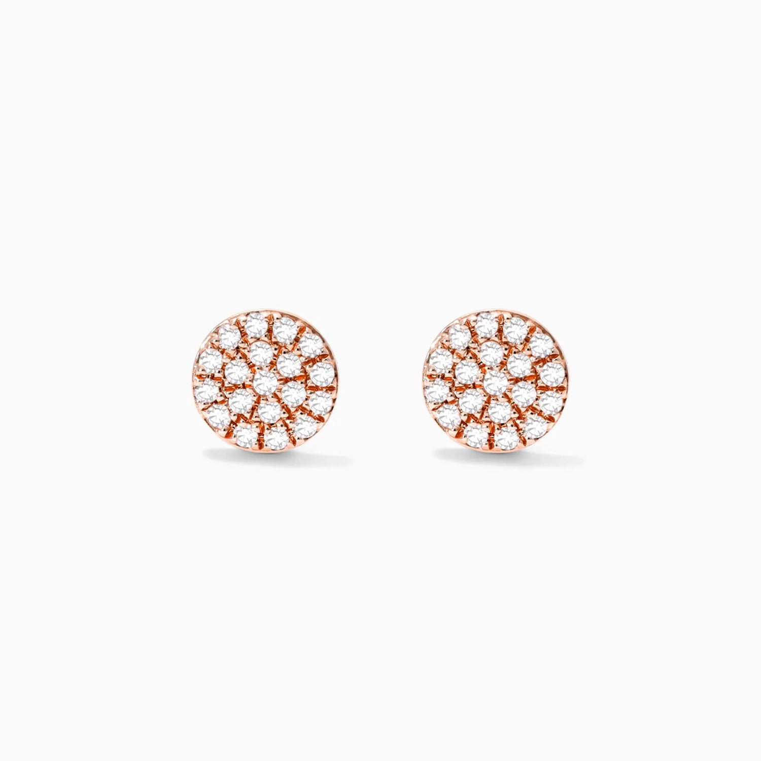 Brinco de  Ouro 18k feminino  Diamantes Circle III Luxo