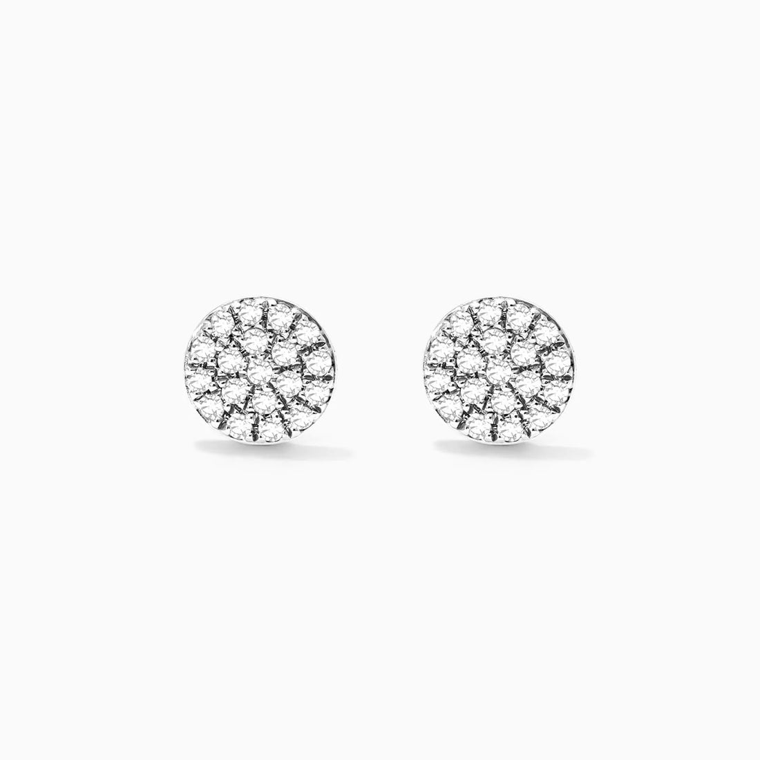 Brinco de  Ouro 18k feminino  Diamantes Circle III Luxo