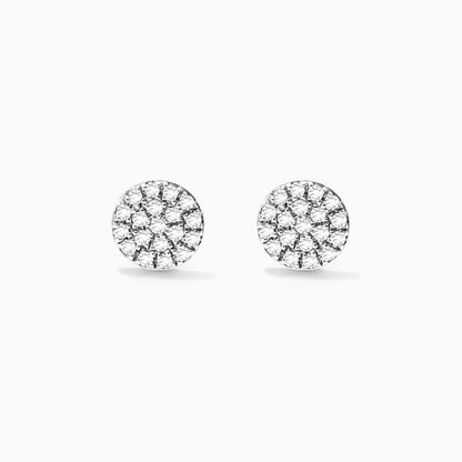 Brinco de  Ouro 18k feminino  Diamantes Circle III Luxo