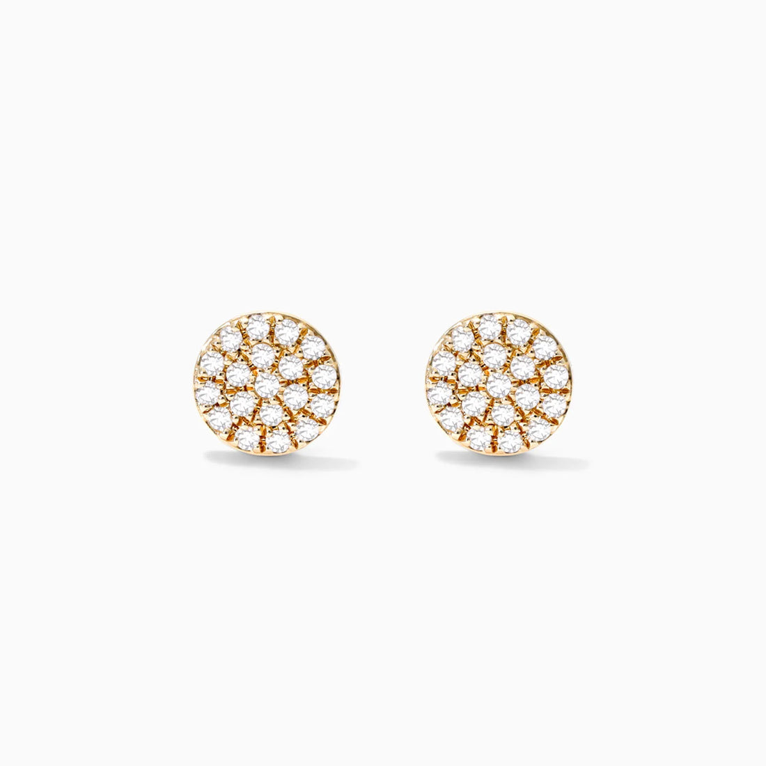 Brinco de  Ouro 18k feminino  Diamantes Circle III Luxo