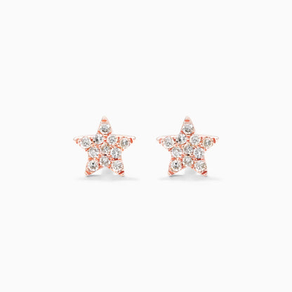 Brinco de  Ouro 18k feminino stars  Diamantes  Luxo