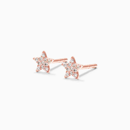 Brinco de  Ouro 18k feminino stars  Diamantes  Luxo