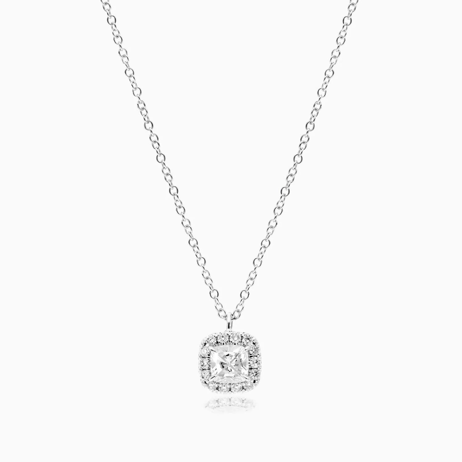 Corrente Feminina  em Ouro 18k Ponto de luz  Diamantes Luxo