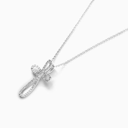 Corrente  em Ouro 18k Cruz de Diamantes Luxo Luz