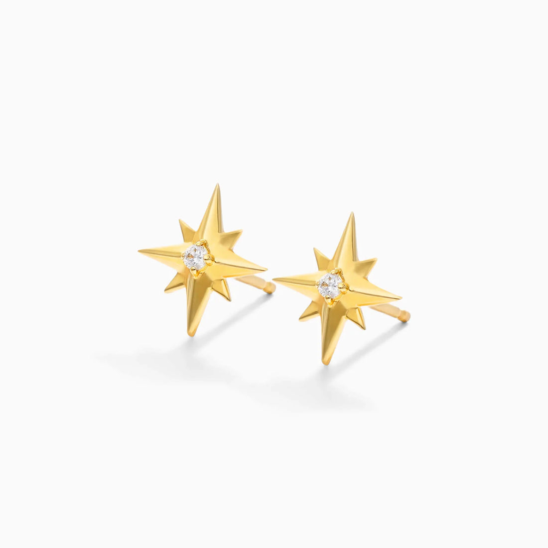Brinco de  Ouro 18k feminino Estrela Norte Diamantes  Luxo