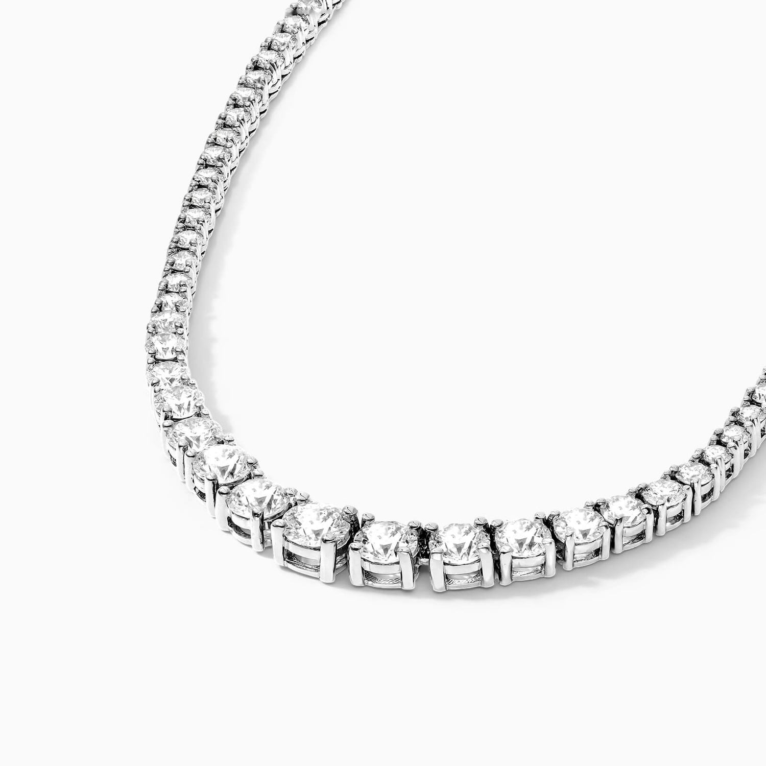 Corrente Riviera feminina em Ouro 18k diamantes 7 quilates Luxo