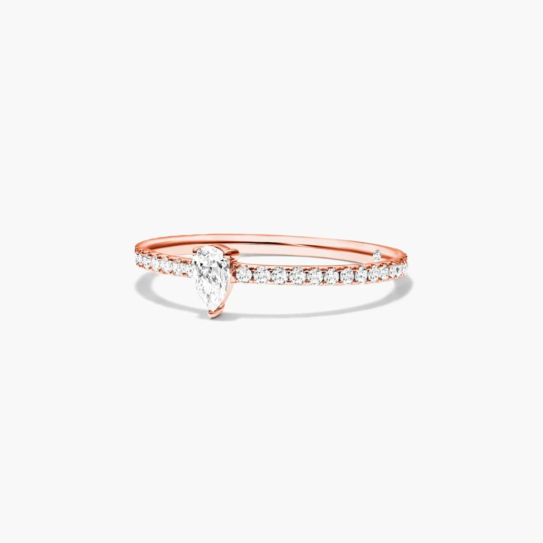 Anel De Ouro 18k Noivado C/ Diamantes Brilhantes
