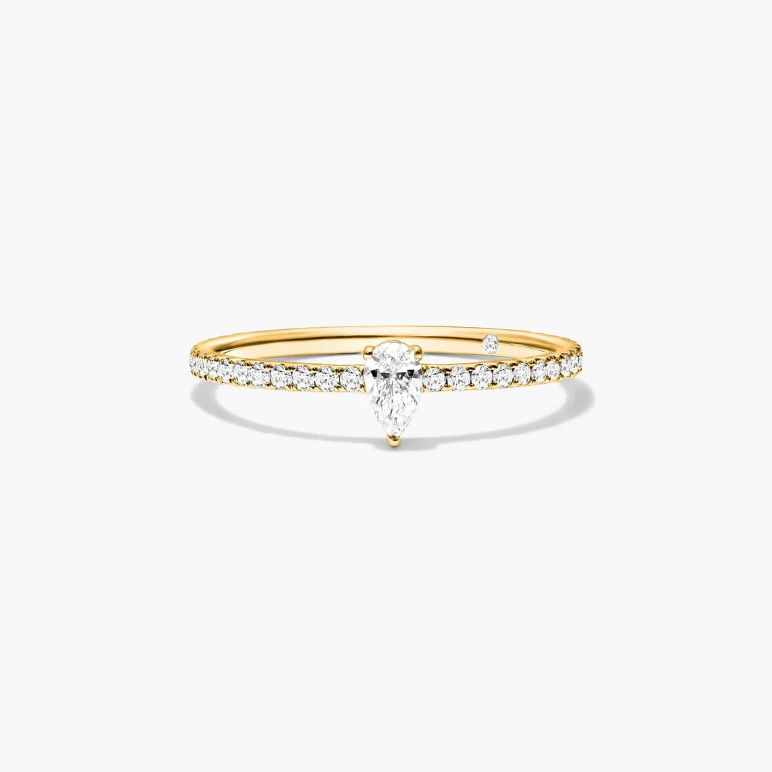 Anel De Ouro 18k Noivado C/ Diamantes Brilhantes