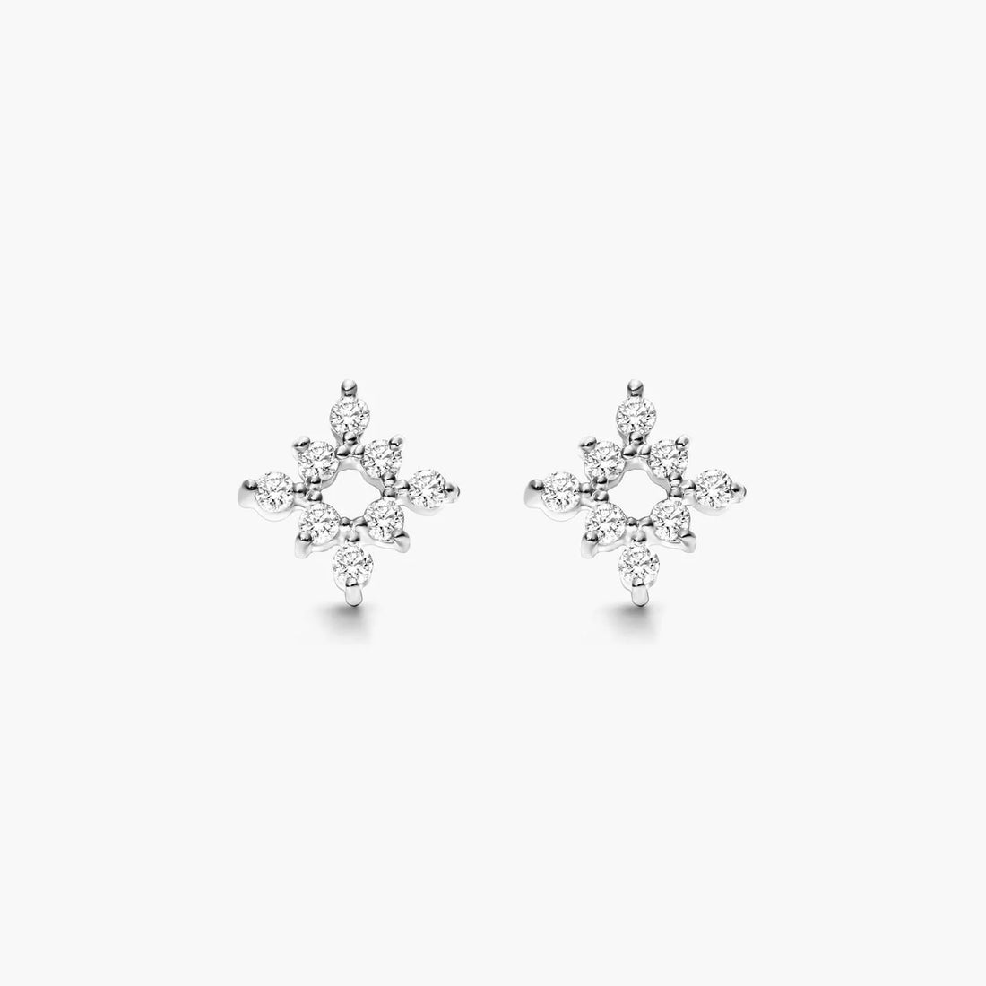 Brinco de  Ouro 18k feminino  Diamantes  Luxo
