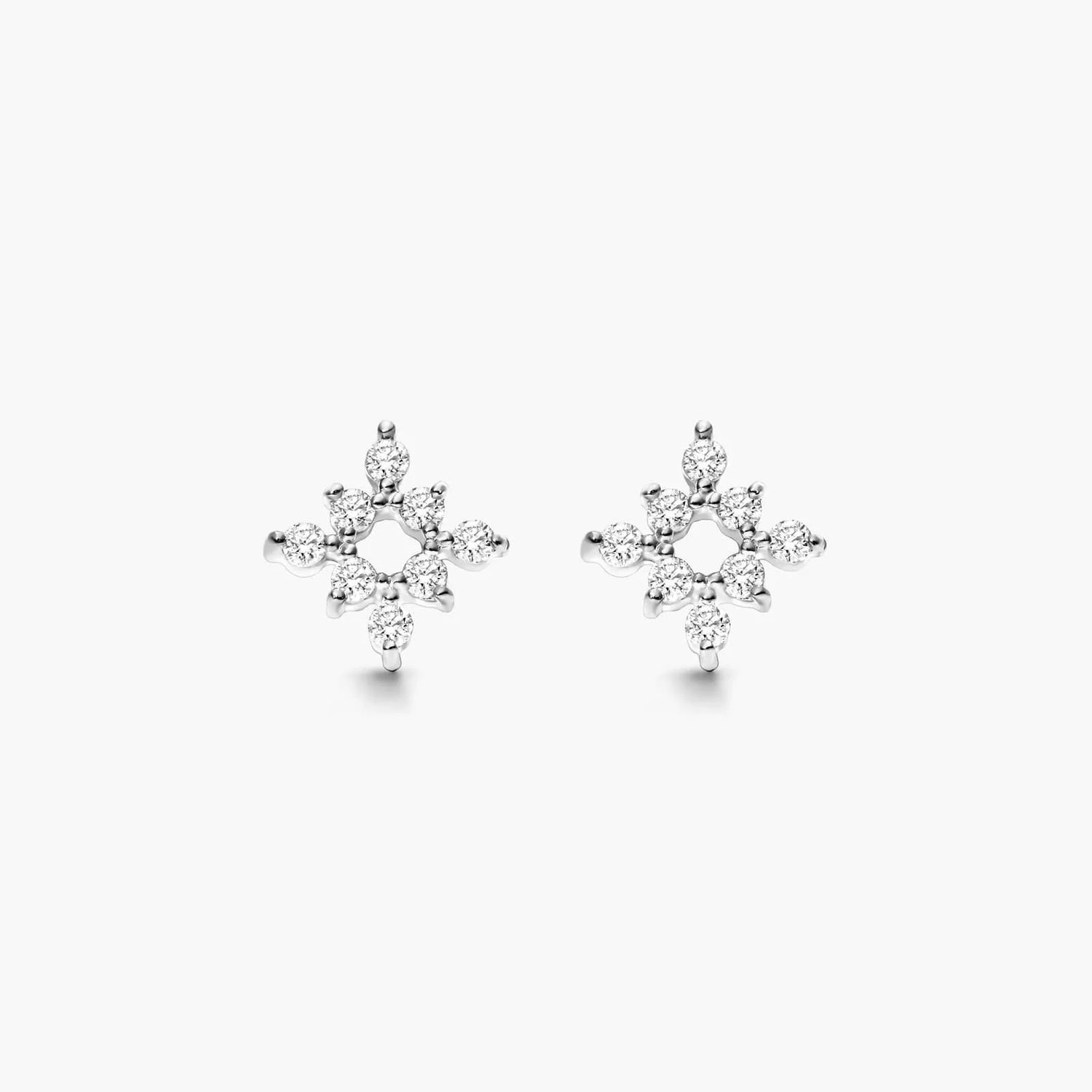 Brinco de  Ouro 18k feminino  Diamantes  Luxo