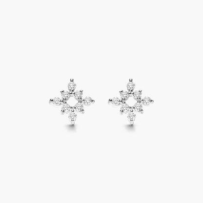 Brinco de  Ouro 18k feminino  Diamantes  Luxo