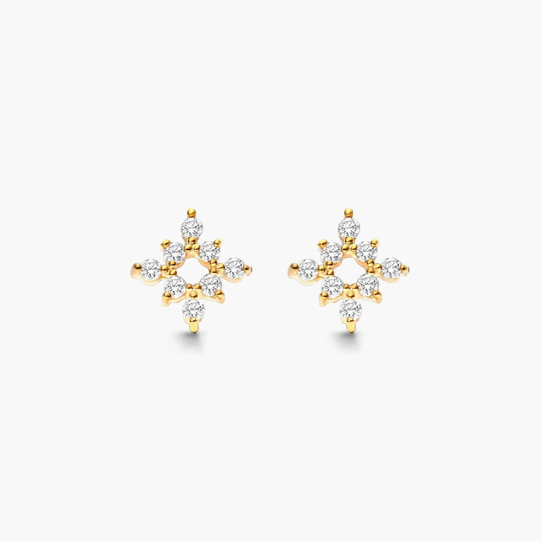 Brinco de  Ouro 18k feminino  Diamantes  Luxo