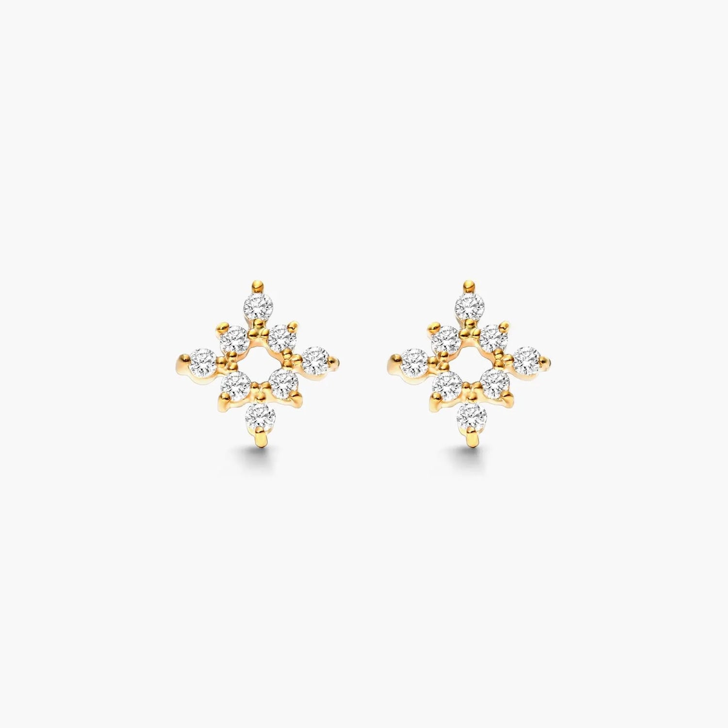 Brinco de  Ouro 18k feminino  Diamantes  Luxo