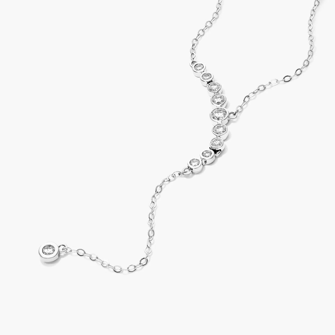 Corrente feminina em Ouro 18k diamantes ponto de luz luxo