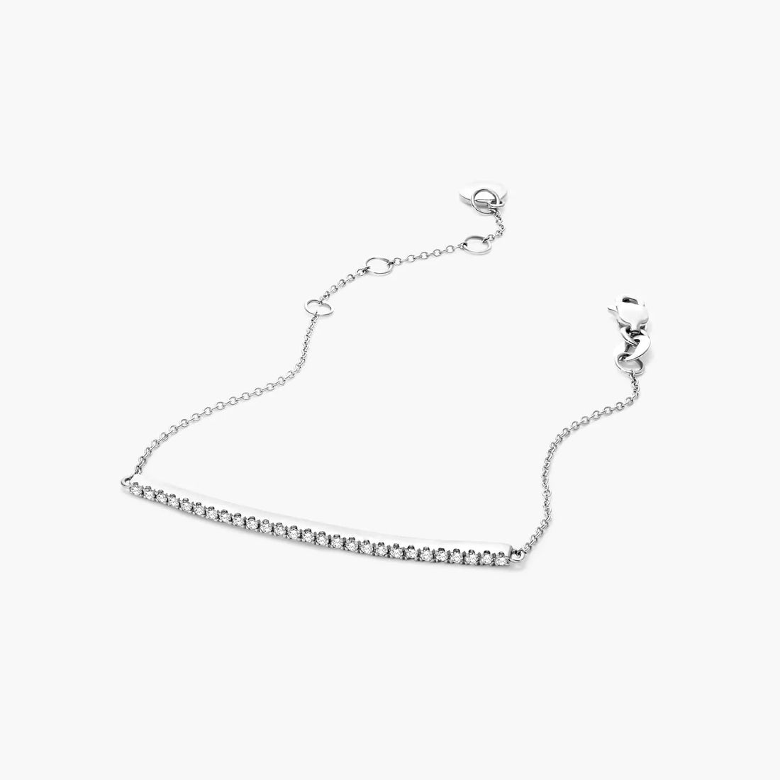 Pulseira  Feminina de Ouro 18k   Diamantes