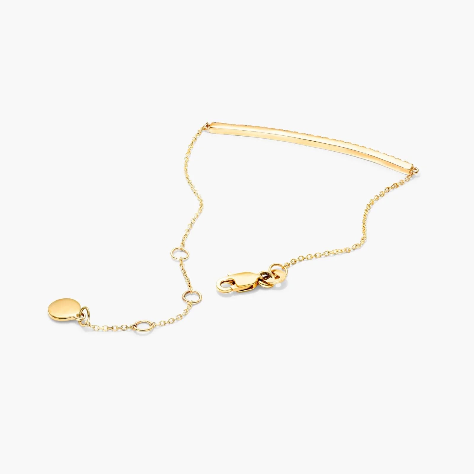 Pulseira  Feminina de Ouro 18k   Diamantes
