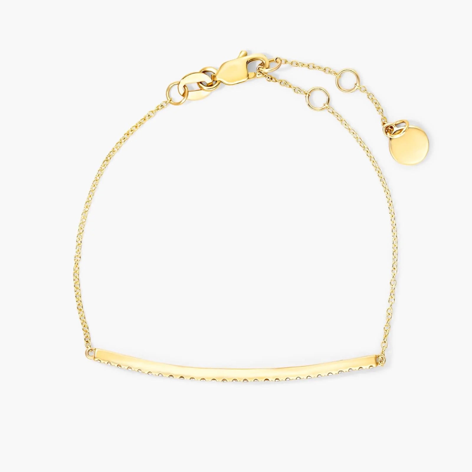 Pulseira  Feminina de Ouro 18k   Diamantes