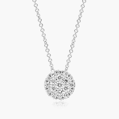 Corrente feminina em Ouro 18k diamantes e Chuveiro Luxo