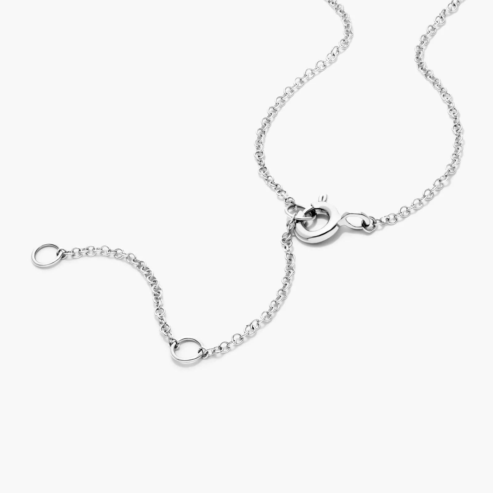 Corrente feminina em Ouro 18k diamantes ponto de luz luxo