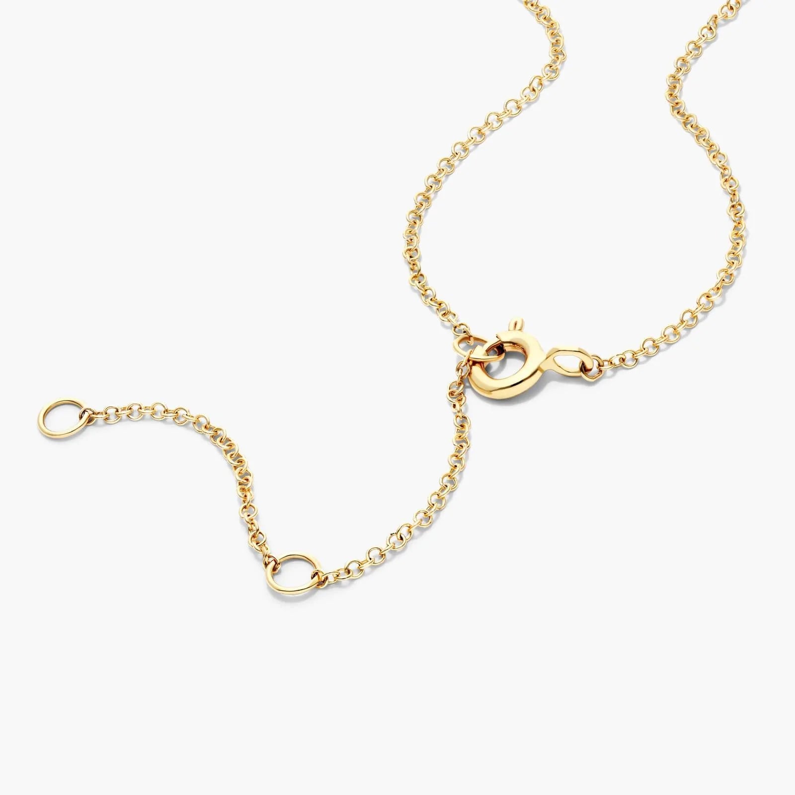 Corrente feminina em Ouro 18k diamantes ponto de luz luxo