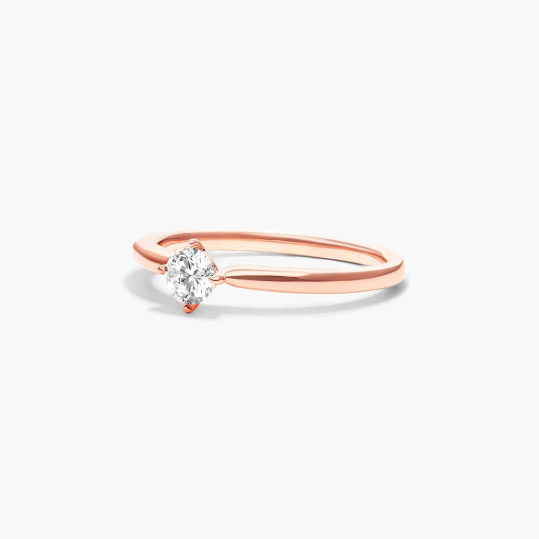 Anel  De Diamante Solitario noivado  em Ouro 18k luxo