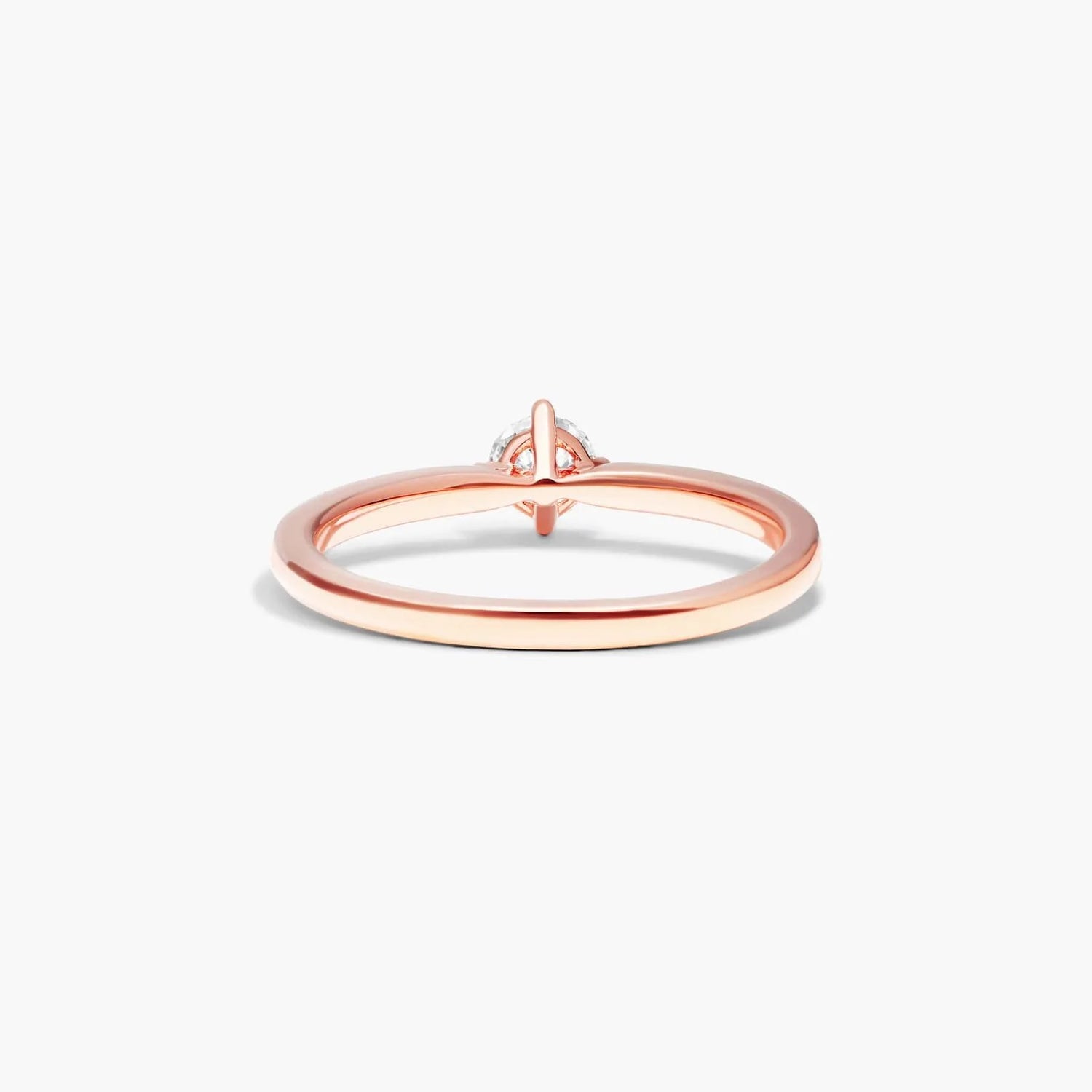 Anel  De Diamante Solitario noivado  em Ouro 18k luxo
