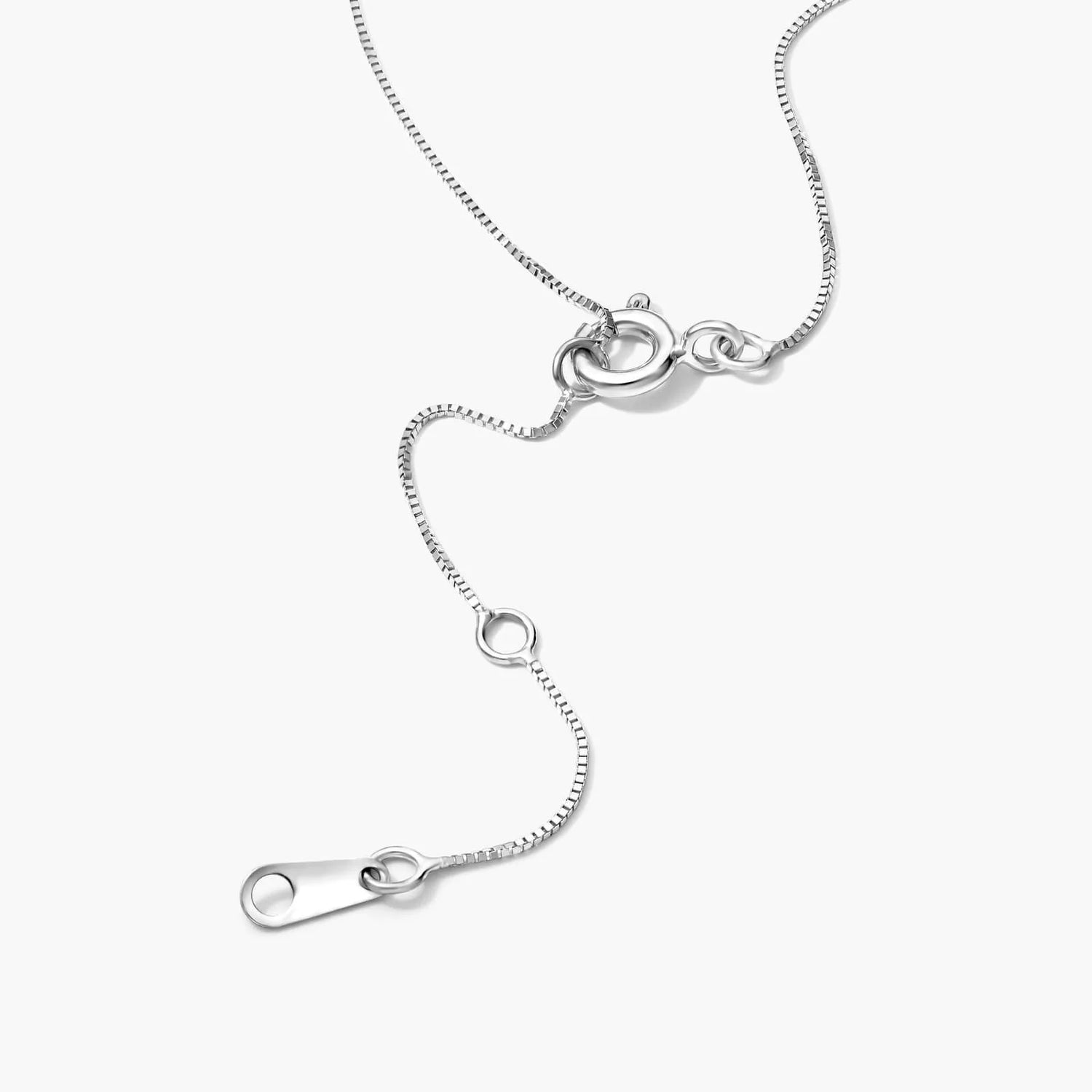 Corrente feminina em Ouro 18k Branco diamantes cruz luxo