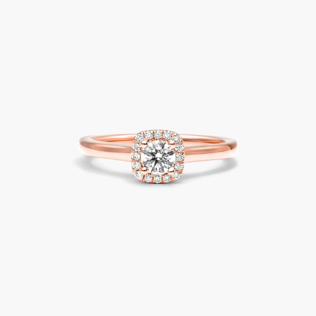 Anel  De Diamante Solitario noivado  em Ouro 18k luxo