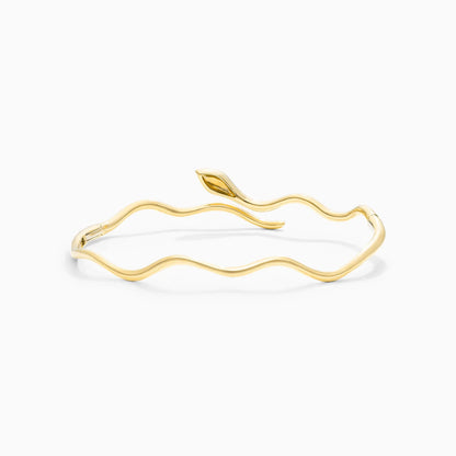 Pulseira Feminina de ouro riviera cobra serpente diamantes