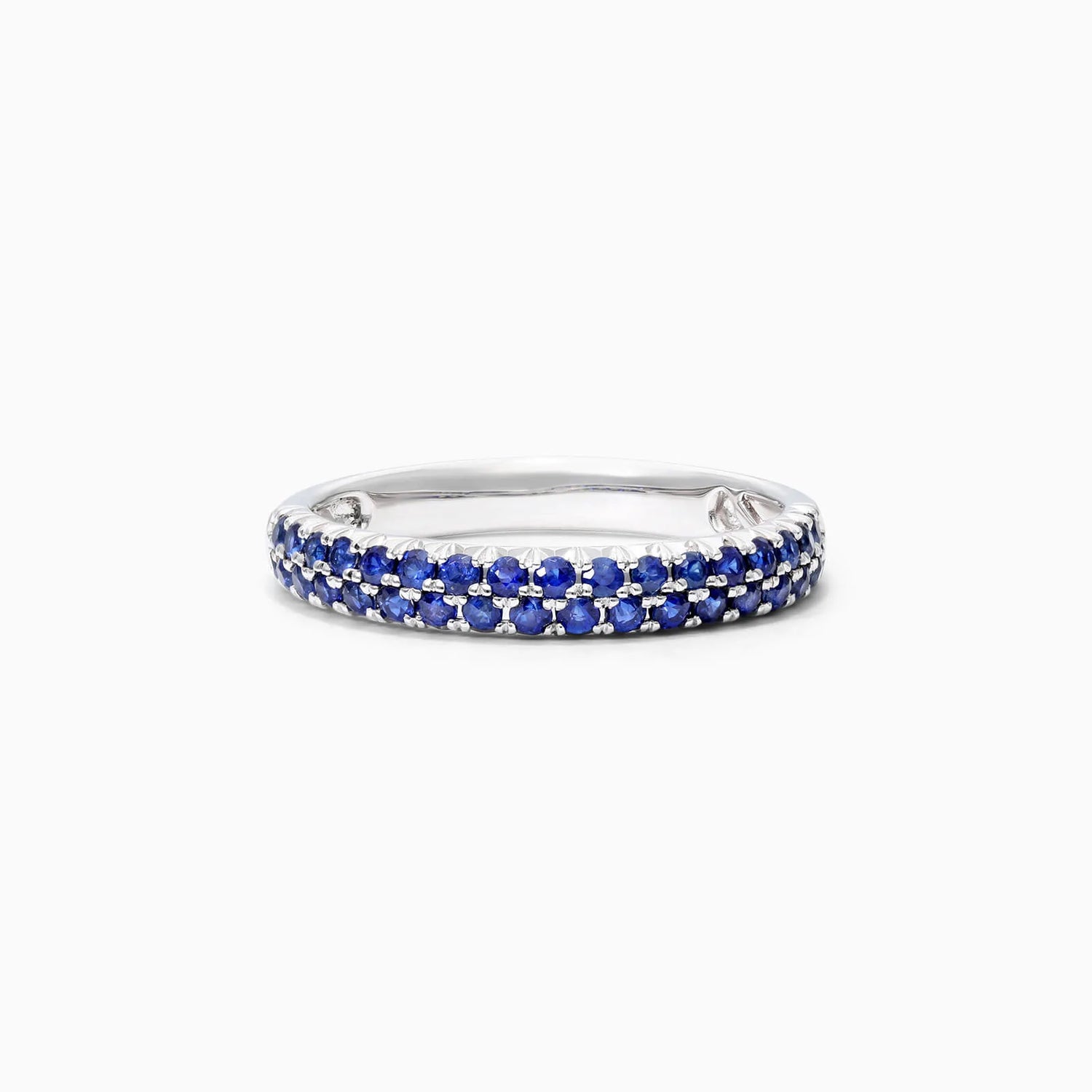Anel De Safira Azul em Ouro 18k Delicado