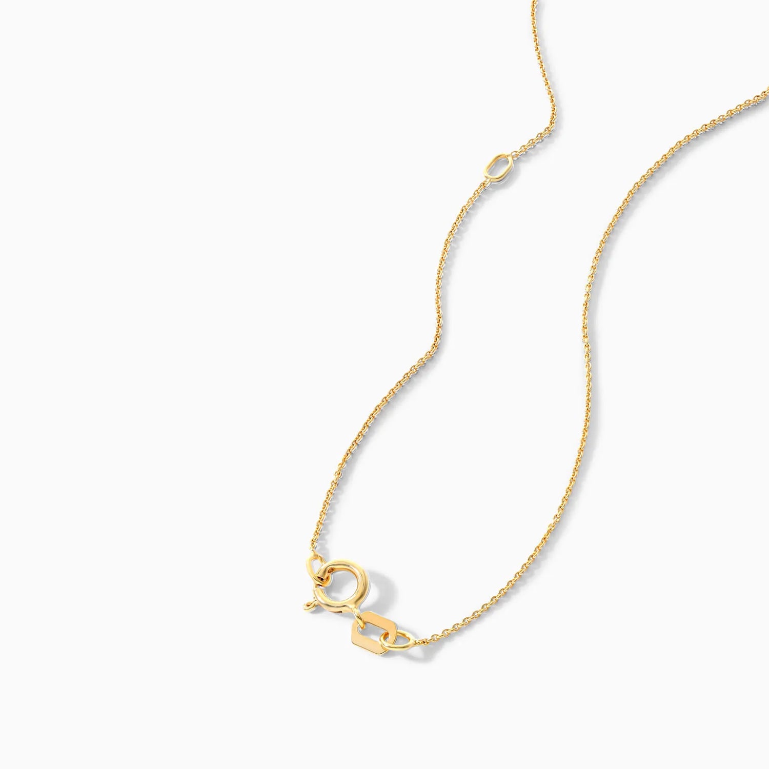 Colar Corrente Feminina em Ouro Amarelo 18k C/ Ruby Solitario
