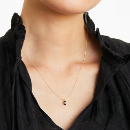 Corrente  em Ouro 18k ponto de luz rubi Luxo